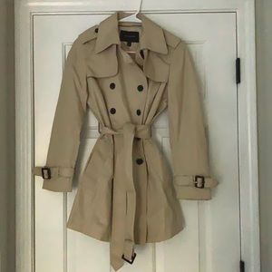 Banana Republic Khaki Trench Coat